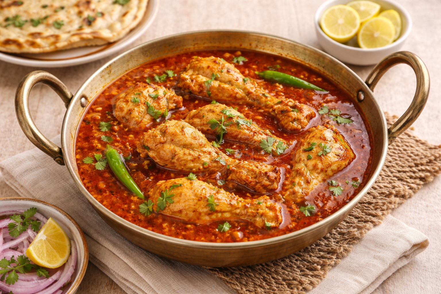 Hyderabadi Red Chicken (Marag-Style)
