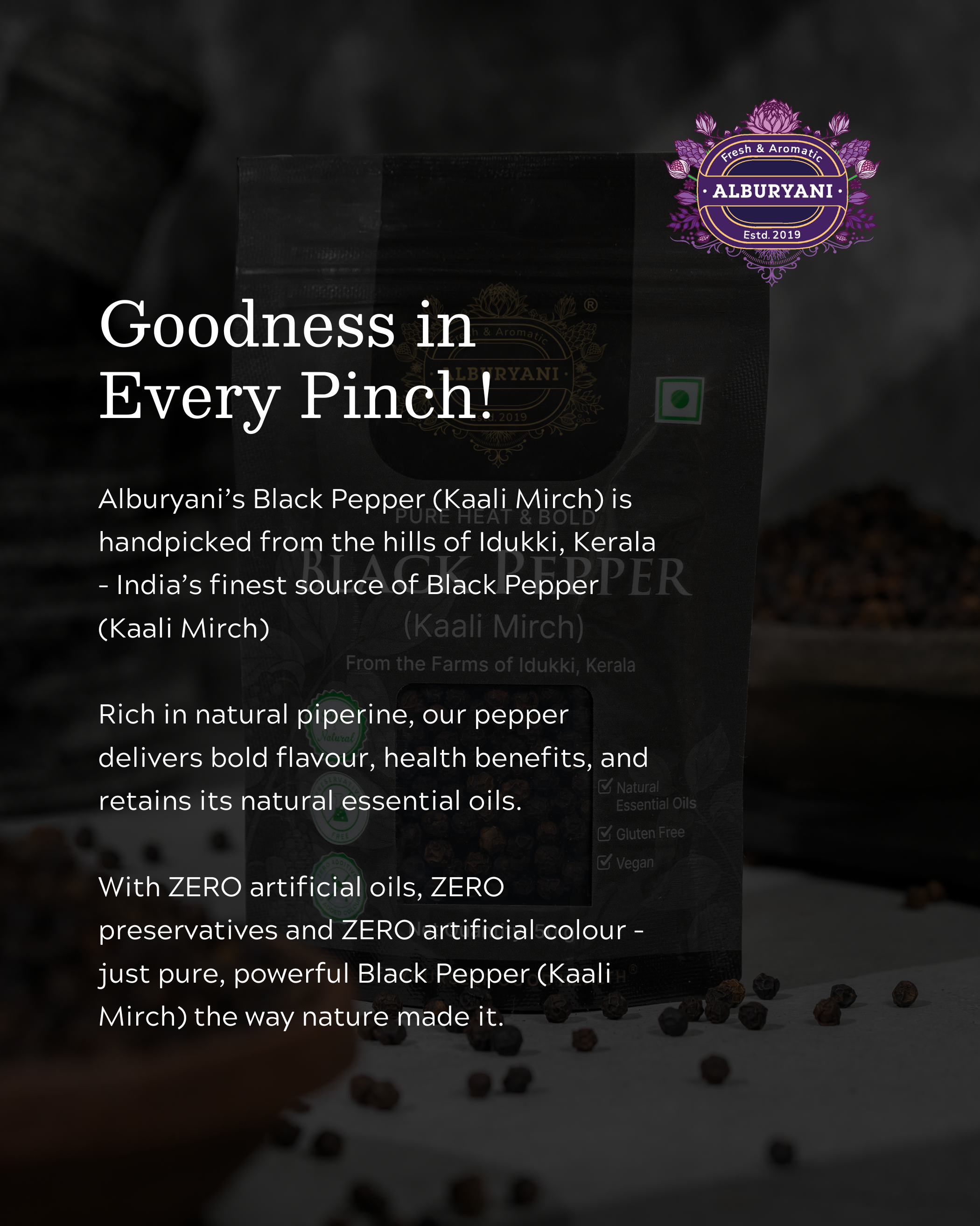 Black Pepper - 50 gm