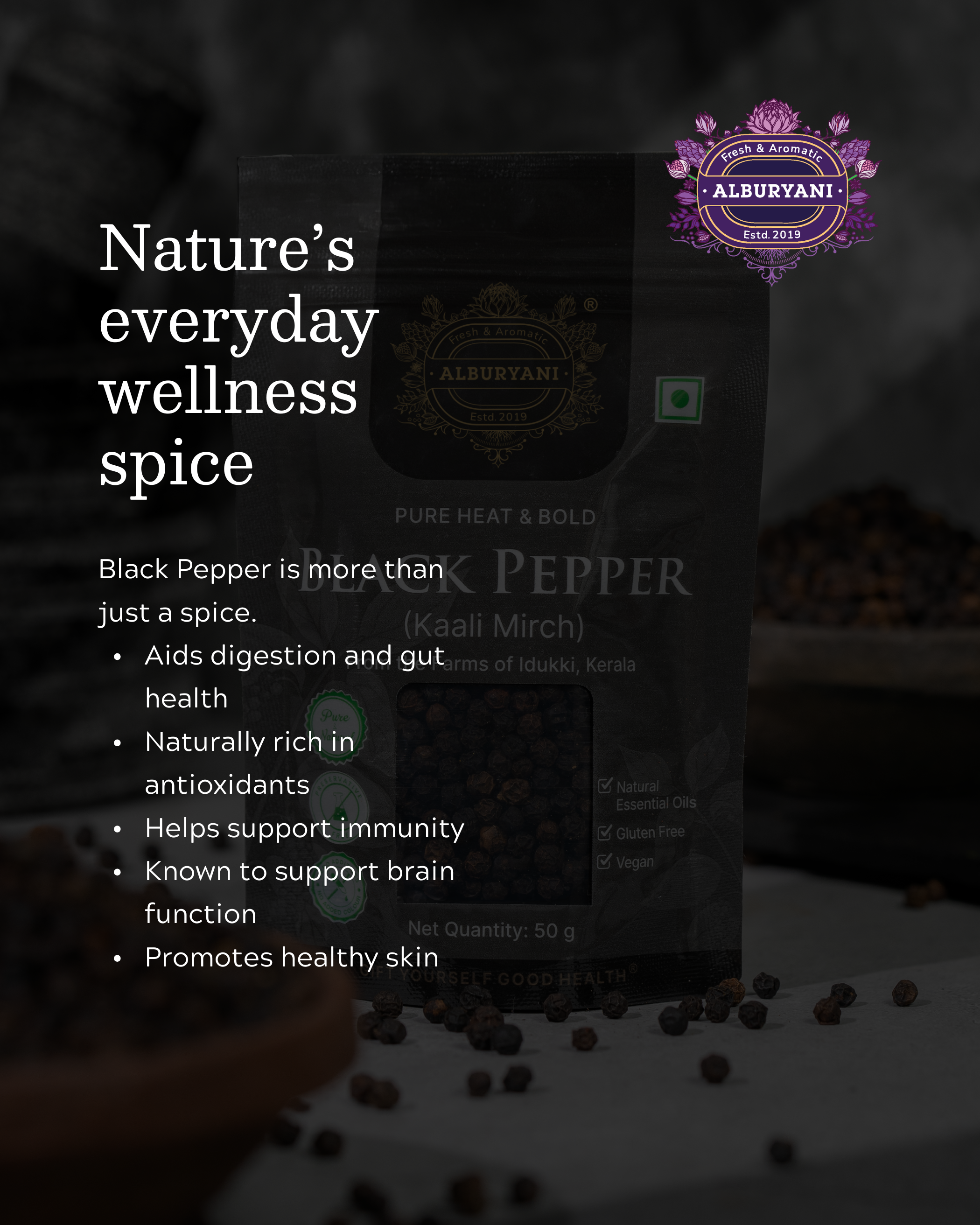 Black Pepper - 50 gm